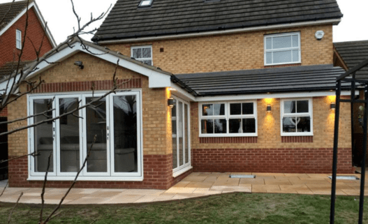 House extension after