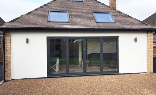 Bungalow extension after